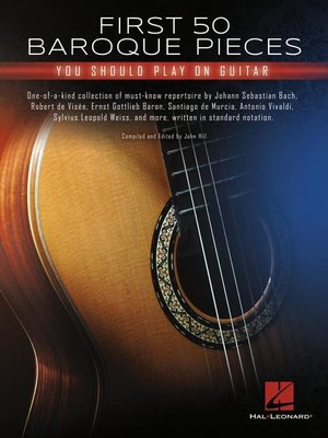cover image of First 50 Baroque Pieces You Should Play on Guitar